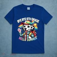 Graduation Bye Bye 6th Grade Hello 7th Grade Hello Summer Gift T-Shirt thumb 5