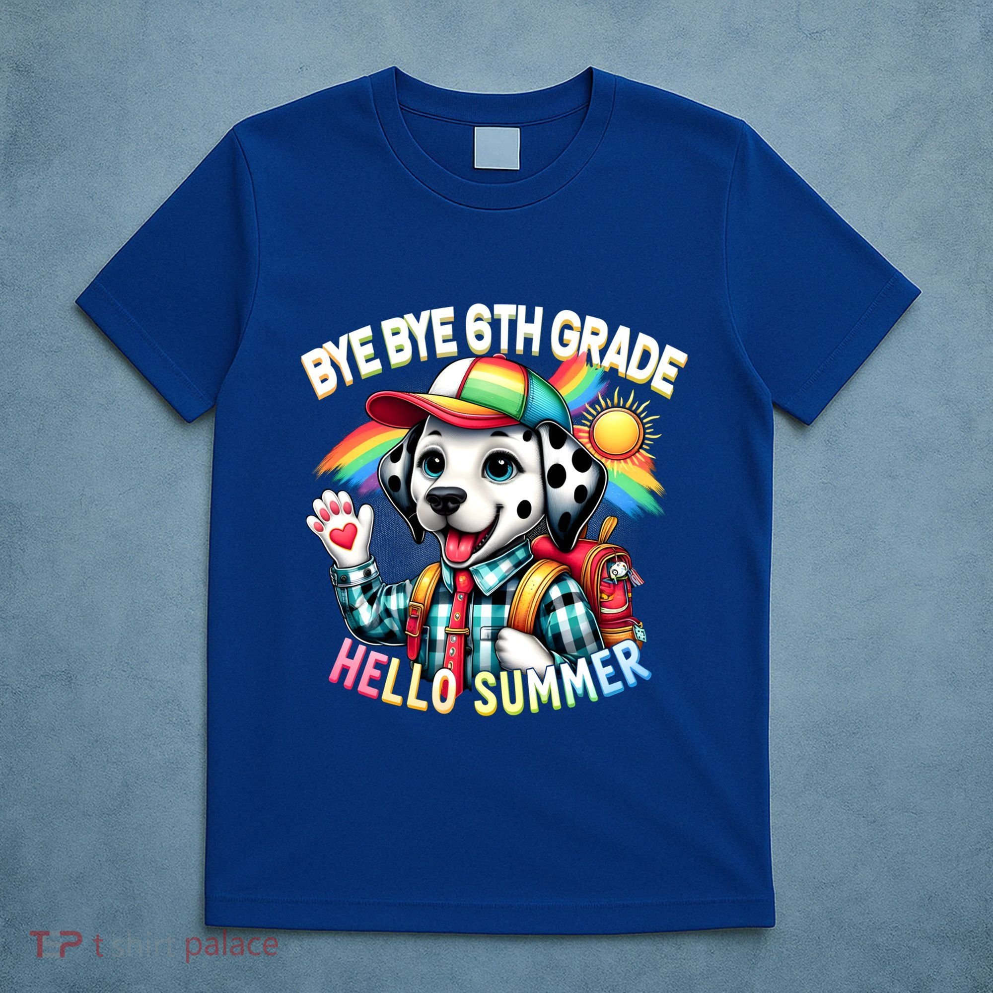 Graduation Bye Bye 6th Grade Hello 7th Grade Hello Summer Gift T-Shirt
