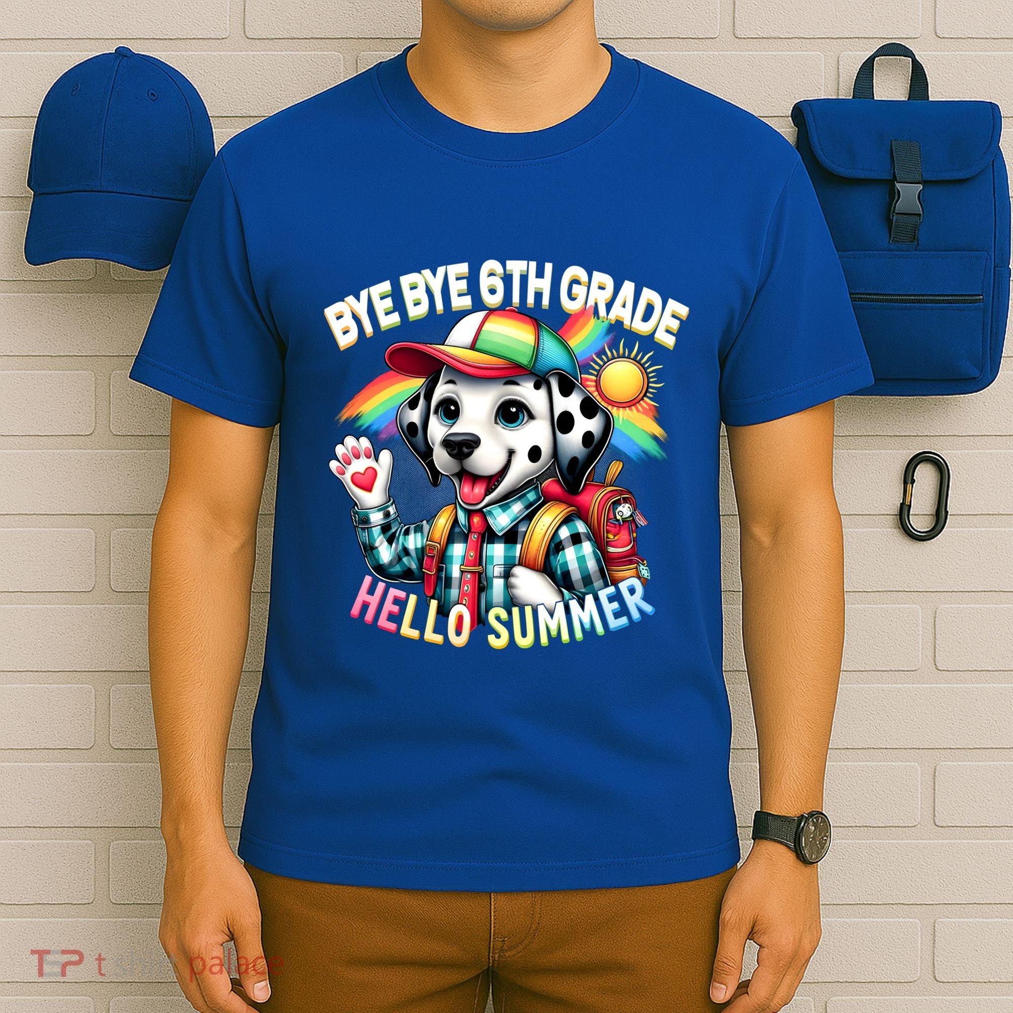 Graduation Bye Bye 6th Grade Hello 7th Grade Hello Summer Gift T-Shirt