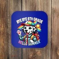 Graduation Bye Bye 6th Grade Hello 7th Grade Hello Summer Gift Coaster thumb 0