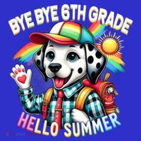 Graduation Bye Bye 6th Grade Hello 7th Grade Hello Summer Gift Baby Bodysuit thumb 2