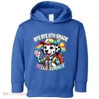 Graduation Bye Bye 6th Grade Hello 7th Grade Hello Summer Gift Toddler Hoodie thumb 0