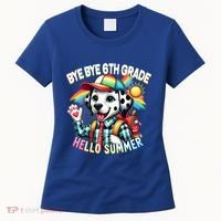 Graduation Bye Bye 6th Grade Hello 7th Grade Hello Summer Gift Women's T-Shirt thumb 0