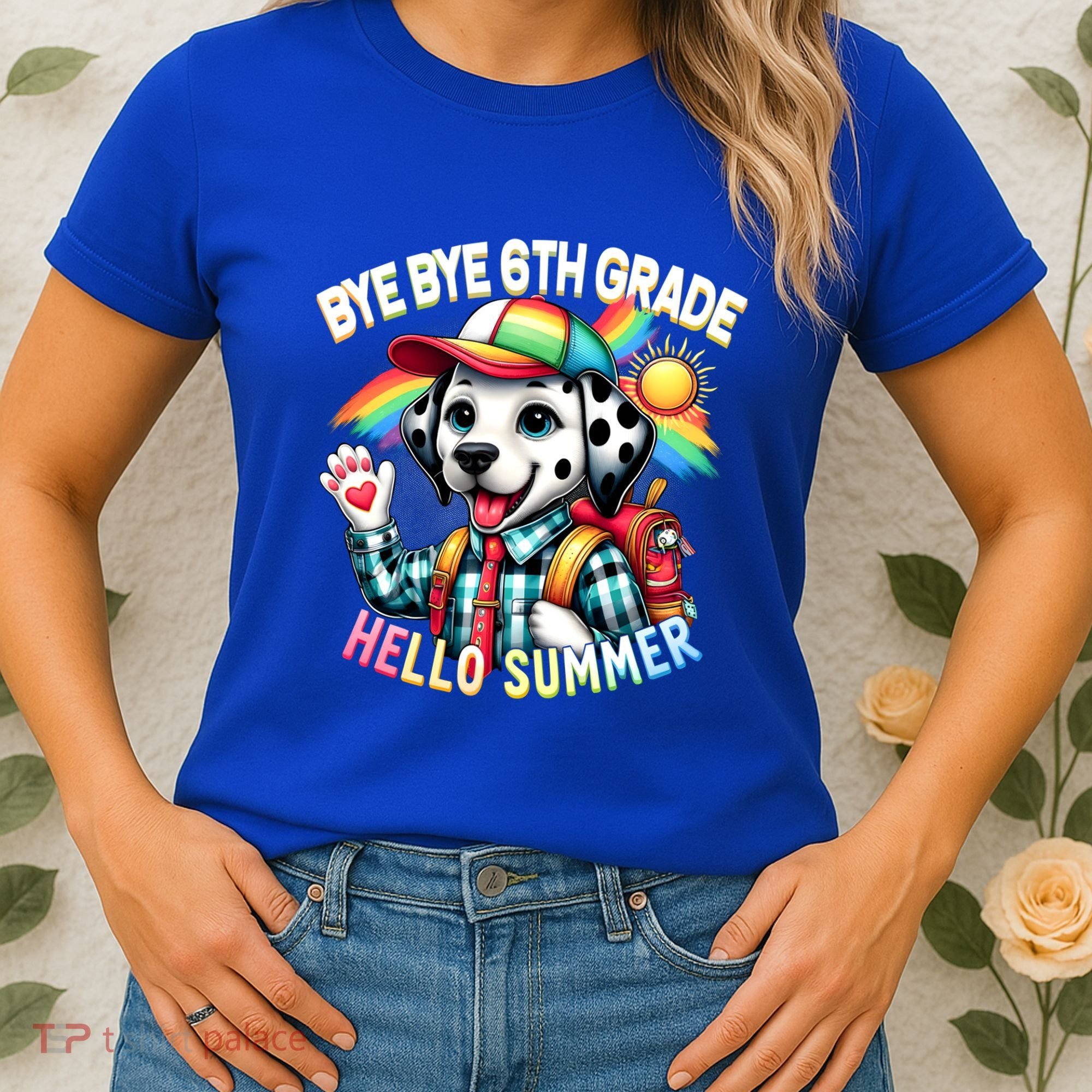 Graduation Bye Bye 6th Grade Hello 7th Grade Hello Summer Gift Women's T-Shirt