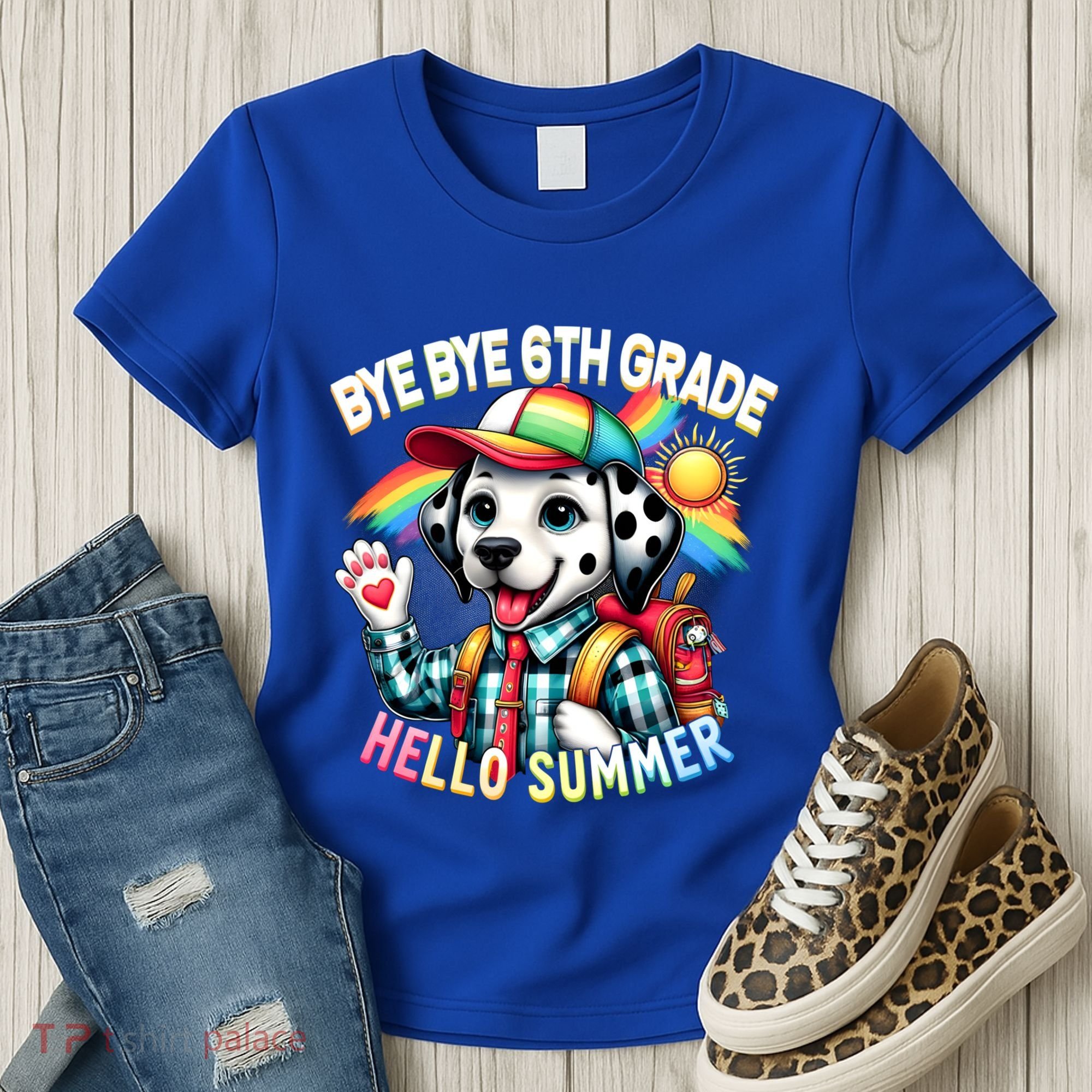 Graduation Bye Bye 6th Grade Hello 7th Grade Hello Summer Gift Women's T-Shirt