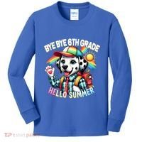 Graduation Bye Bye 6th Grade Hello 7th Grade Hello Summer Gift Kids Long Sleeve Shirt thumb 0