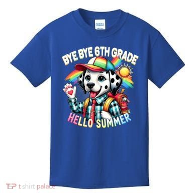 Graduation Bye Bye 6th Grade Hello 7th Grade Hello Summer Gift Kids T-Shirt