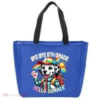 Graduation Bye Bye 6th Grade Hello 7th Grade Hello Summer Gift Tote Bag thumb 0