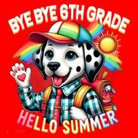 Graduation Bye Bye 6th Grade Hello 7th Grade Hello Summer Gift Santa Hat thumb 1