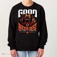 Good Better Best Football Fan Bear Women's Sweatshirt thumb 0