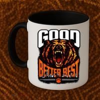 Good Better Best Football Fan Bear Coffee Mug thumb 2