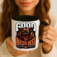 Good Better Best Football Fan Bear Coffee Mug thumb 3