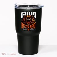 Good Better Best Football Fan Bear Tumbler thumb 0