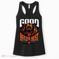 Good Better Best Football Fan Bear Women's Tank Top thumb 0