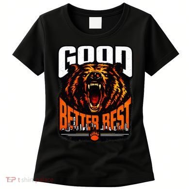 Good Better Best Football Fan Bear Women's T-Shirt