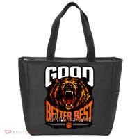 Good Better Best Football Fan Bear Tote Bag thumb 0