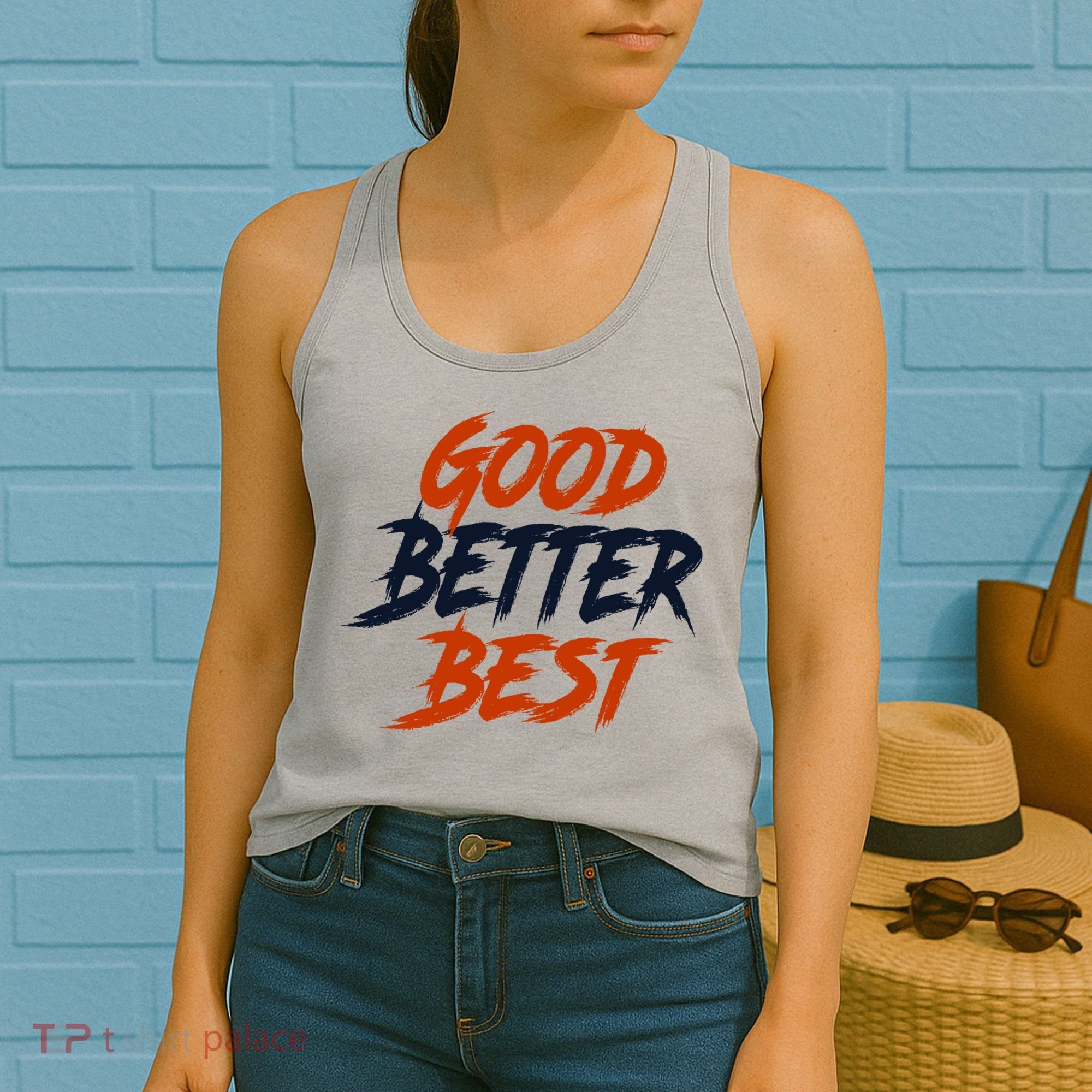 Good Better Best Bears Sports Football Women's Tank Top