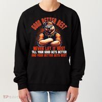 Good Better Best Bears Football Never Let It Rest Women's Sweatshirt thumb 0