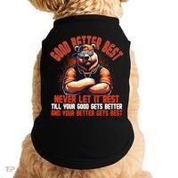 Good Better Best Bears Football Never Let It Rest Doggie Tank thumb 0