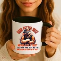 Good Better Best Bears Football Never Let It Rest Coffee Mug thumb 3