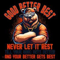 Good Better Best Bears Football Never Let It Rest Coffee Mug thumb 5