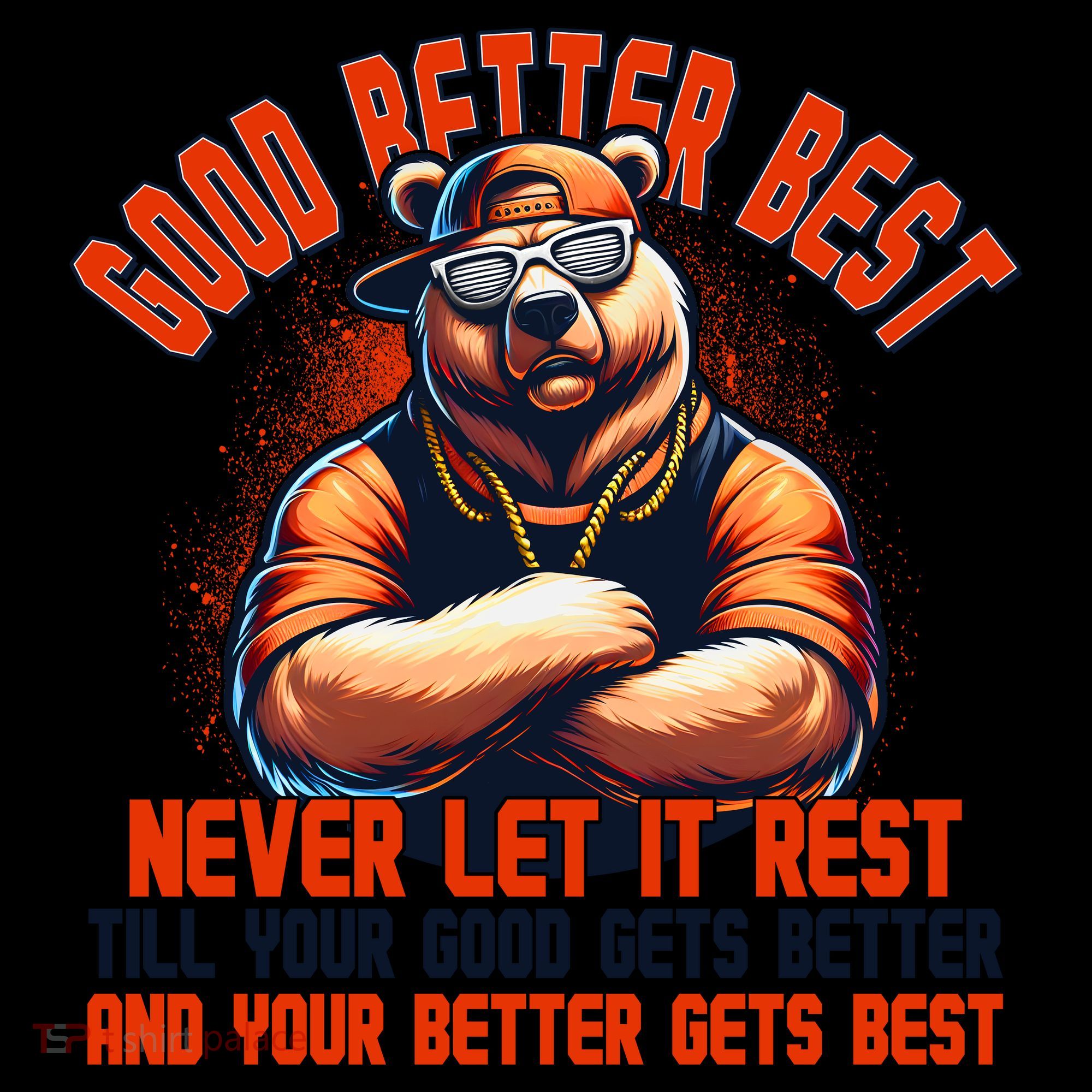 Good Better Best Bears Football Never Let It Rest Coffee Mug