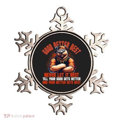 Good Better Best Bears Football Never Let It Rest Ornament