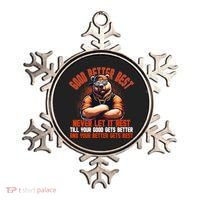 Good Better Best Bears Football Never Let It Rest Ornament thumb 0