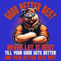 Good Better Best Bears Football Never Let It Rest Apron thumb 3