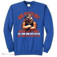Good Better Best Bears Football Never Let It Rest Sweatshirt thumb 0