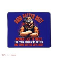 Good Better Best Bears Football Never Let It Rest Mousepad thumb 0