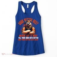 Good Better Best Bears Football Never Let It Rest Women's Tank Top thumb 0