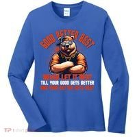 Good Better Best Bears Football Never Let It Rest Women's Long Sleeve Shirt thumb 0