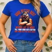 Good Better Best Bears Football Never Let It Rest Women's T-Shirt thumb 2
