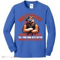 Good Better Best Bears Football Never Let It Rest Kids Long Sleeve Shirt thumb 0