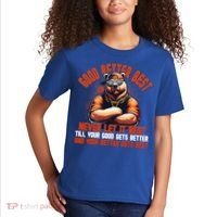 Good Better Best Bears Football Never Let It Rest Kids T-Shirt thumb 2