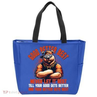 Good Better Best Bears Football Never Let It Rest Tote Bag