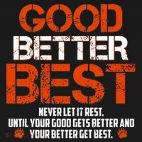 Good Better Best Never Let It Rest Slogan Bears Football Backpack thumb 2
