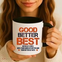 Good Better Best Never Let It Rest Slogan Bears Football Coffee Mug thumb 3