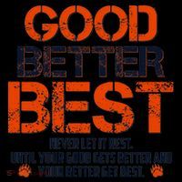 Good Better Best Never Let It Rest Slogan Bears Football Coffee Mug thumb 5