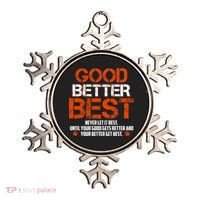 Good Better Best Never Let It Rest Slogan Bears Football Ornament thumb 0