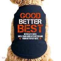 Good Better Best Never Let It Rest Slogan Bears Football Doggie Tank thumb 0