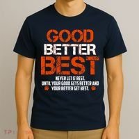 Good Better Best Never Let It Rest Slogan Bears Football T-Shirt thumb 3