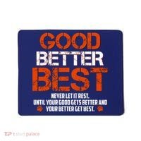 Good Better Best Never Let It Rest Slogan Bears Football Mousepad thumb 0