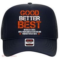Good Better Best Never Let It Rest Slogan Bears Football Hat thumb 0