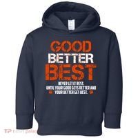 Good Better Best Never Let It Rest Slogan Bears Football Toddler Hoodie thumb 0