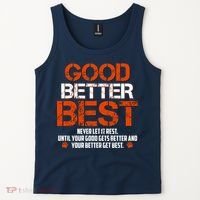 Good Better Best Never Let It Rest Slogan Bears Football Tank Top thumb 2