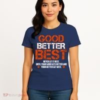 Good Better Best Never Let It Rest Slogan Bears Football Women's T-Shirt thumb 4
