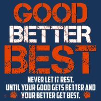Good Better Best Never Let It Rest Slogan Bears Football Kids Sweatshirt thumb 2