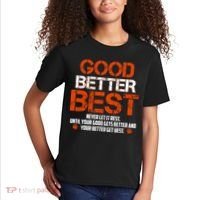 Good Better Best Never Let It Rest Slogan Bears Football Kids T-Shirt thumb 2